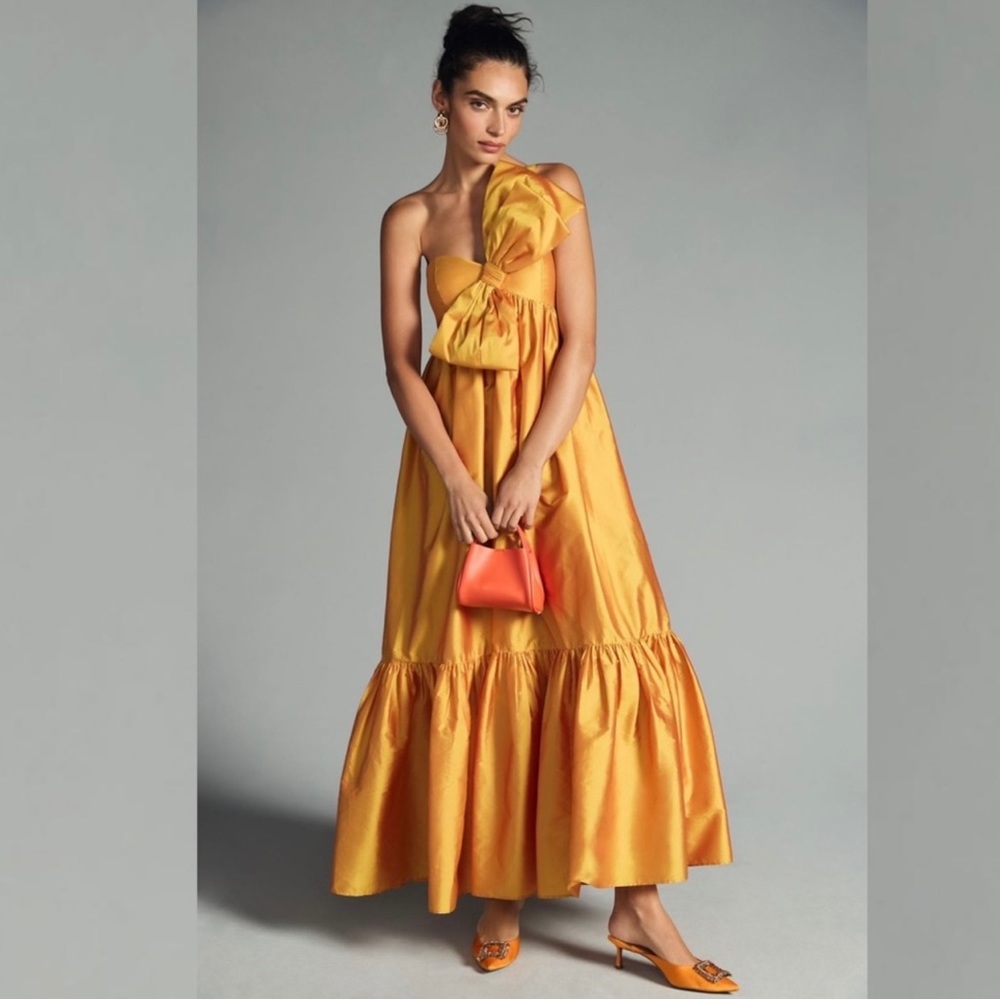 Anthropologie Atsu Bow Dress